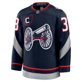 Dresovi Columbus Blue Jackets 2024-25 Fanatics Premium NHL Stadium Series Boone Jenner Navy - Muške